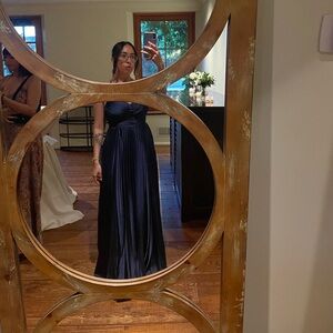 B Darlin Pleated Maxi Dress